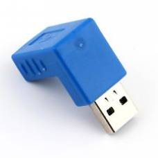 Угловой Переходник  90°  USB 3.0 папа to USB 3.0 мама USB to USB 3.0