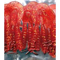 Твистер "личинка капуцины" - ароматная силиконовая приманка 10 шт