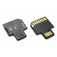 Универсальный адаптер microSD/SDHC на SD и USB (3 в 1)