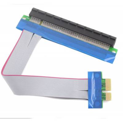 PCI-E 1X to 16X шлейф 15см -удлинитель для видеокарты