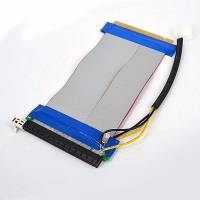 Райзер riser шлейф PCI-E PCIe PCI express 16x 16x с дополнительным питанием