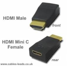 Переходник Mini HDMI мама (female) - HDMI папа (Male)