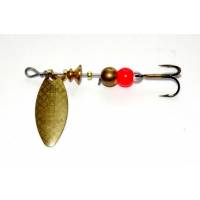 Обертова блешня MEPPS AGLIA LONG№ 0. Золото