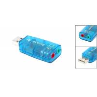 USB звуковая карта 3D Sound 5.1- внешняя звуковая карта для ПК