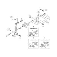 Тормоза V - Brake Shimano Acera BR - M422. Серые