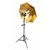 Держатель двух ламп, зонта, поворотный, крепление