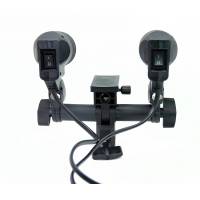 Держатель двух ламп, зонта, поворотный, крепление