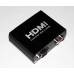 Видео аудио конвертер VGA на HDMI в HD HDTV 1080P, черный