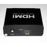 Видео аудио конвертер VGA на HDMI в HD HDTV 1080P, черный