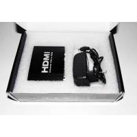 Видео аудио конвертер VGA на HDMI в HD HDTV 1080P, черный