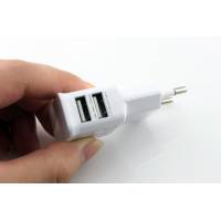 Мережева USB зарядка USB зарядка (2 виходи) 2.1А та 1А для Phone 4S, 5, iPad, Galaxy S3, S4, Note3
