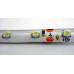 Светодиодная лента белого цвета 3520 + блок питания 12 вольт + коннектор (влагозащитная)
