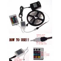 Світлодіодна стрічка RGB + Пульт + Контролер (вологостійка)