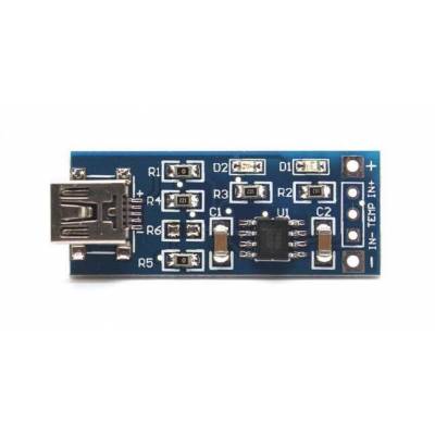 Модуль для заряджання літієвих батарей, mini USB, Arduino