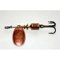 Вращающаяся блесна MEPPS AGLIA №1. Cuprum