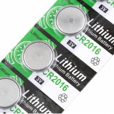 5x Батарейка-таблетка CR2016 DL2016 LM2016, літій, 1 упаковка