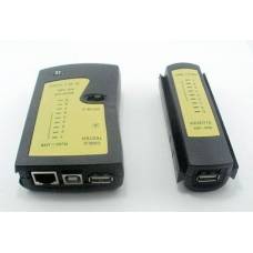 Тестер мережі RJ45, USB кабелю + чохол