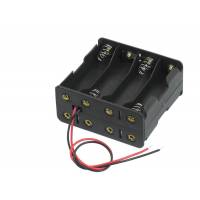 Бокс на 8 батарей АА, 12 В кейс, питание Arduino