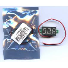 Цифровой вольтметр 4.5-30В LED измеритель вольтажа