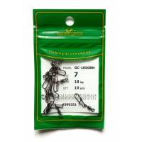 Застежка Американка с вертлюгом Golden Catch №7 1050BN