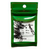 Застежка Американка с вертлюгом Golden Catch №4 1050BN