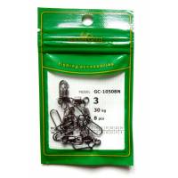 Застежка Американка с вертлюгом Golden Catch №3 1050BN