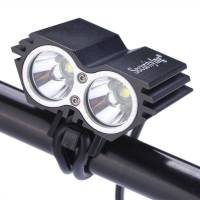 Двойной фонарь фара для велосипеда 2x CREE XM-L U2