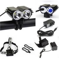 Двойной фонарь фара для велосипеда 2x CREE XM-L U2