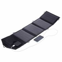 Складна сонячна панель, батарея 14Вт 18В / 5.5В