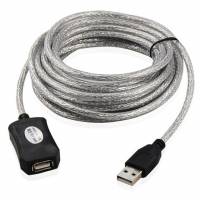 USB 2.0 удлинитель активный репитер, кабель AM - AF, 10м