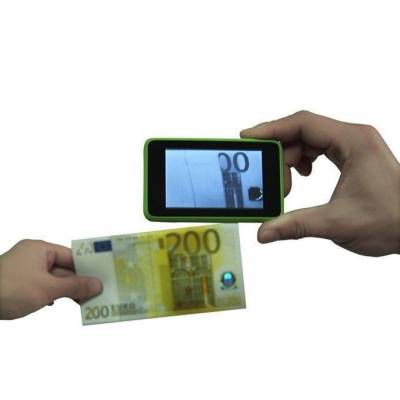 Портативный мини ИК-детектор валют бумаг с экраном