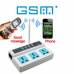 Розумна потрійна GSM розетка, управління по SIM-картці