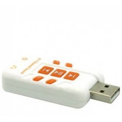 USB звукова карта 8.1 3D звук 7 кнопок управління