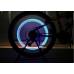 Неоновые Нипели для авто, светодиодная подсветка колес велосипеда, LED на ниппель, пара