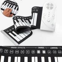 Гибкая MIDI клавиатура, синтезатор, пианино, 49 кл