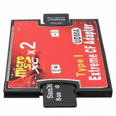 MicroSD, 2x TF - CompactFlash CF Type I адаптер