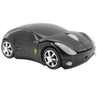 Беспроводная мышь Porsche, мышка-машинка, красная, черная