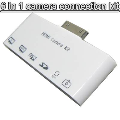 6 в 1 HDMI AV Camera Kit для Ipad, USB-кардридер