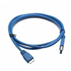 USB 3.0 Micro-B дата-кабель, 1,5 м, міцний, синій
