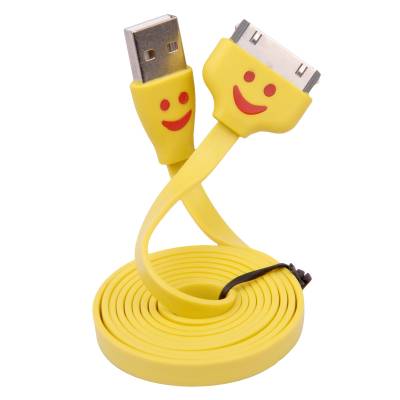 USB дата-кабель для Iphone 2g 3g 4 4s, LED-смайл