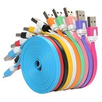USB дата-кабель для Iphone 5 5C 5S 6 Ipad, плоский
