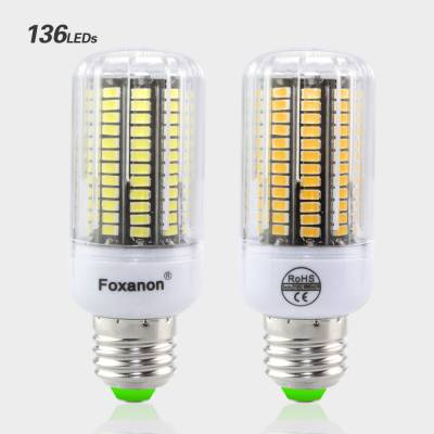 Светодиодная лампа LED E27 smd 5733, Foxacon 136 диодов 10 Ватт