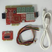 Универсальная POST карта для диагностики ПК и ноутбуков KQCPET6-H v.6, PCI, PCI-E, LPC