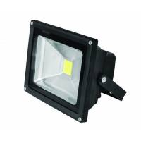 EUROELECTRIC LED Прожектор COB чёрный 50W 6500K classic