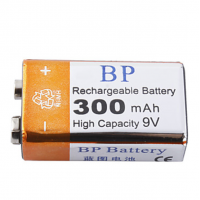 Аккумулятор BP 9В CR-9V Крона 6F22 6LR61 300мАч