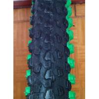 Вело покрышка Hengqi черно зеленая 26х2.125 Small Block Eight