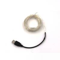 Світлодіодна usb LED гірлянда, Гірлянда крапельки - 10 метрів 100 світлодіодів