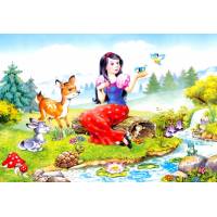 Пазл Белоснежка, 120 шт, 6+