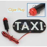 Табличка-шашка такси TAXI светодиодная 45 SMD LED, улучшенная, зеленый, белый, синий, красный цвет