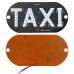 Табличка-шашка таксі TAXI світлодіодна 45 SMD LED покращена, синій, білий, зелений колір світла